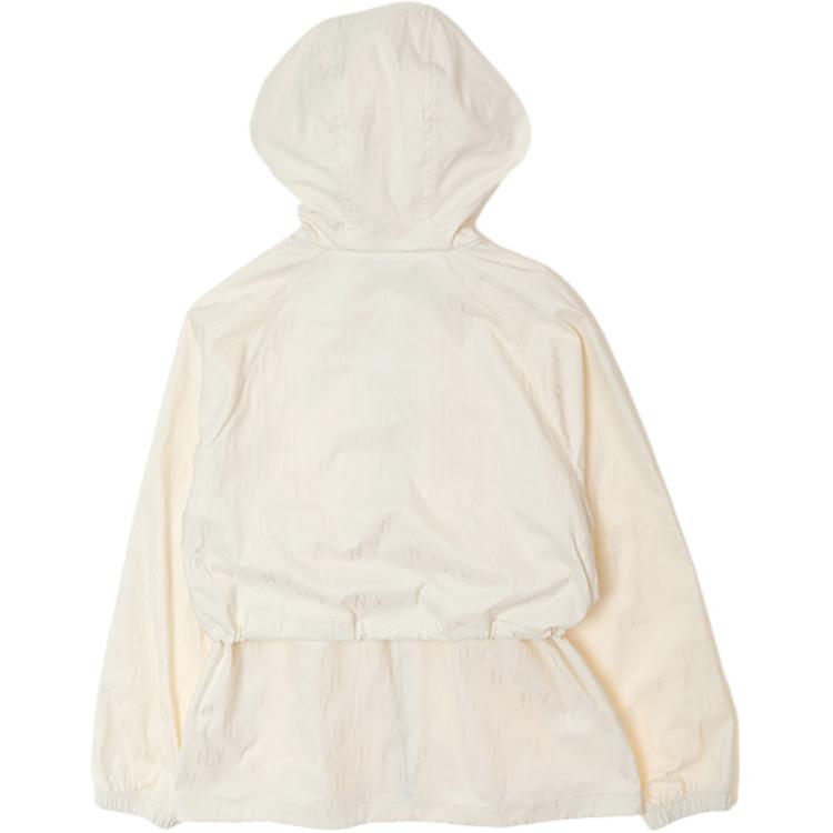 New MLB New York Yankees SS25 Jacket Women's Ivory 3FWJM0553-50IVS