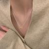 Bow Ballet Shoe Pendant Necklace New Adjustable Drawstring Sweater Chain Korean Sweet Cool Neck Accessory for Women Jewelry