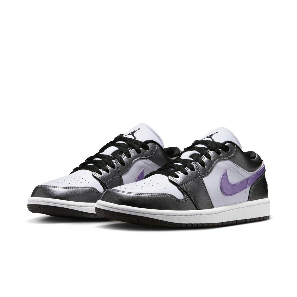 HJ5910-105 Женские Nike Air Jordan 1 Low Металлический фиолетовый (Женский)