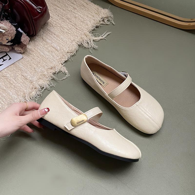 French Bag Head Half Slippers Women's Summer Wear 2025 New Versatile Retro Skirt Mary Jane Cool Slippers