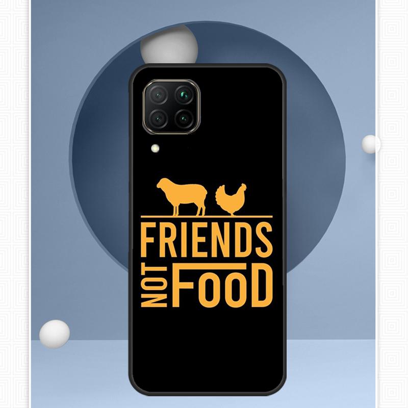 Eat Fruit Not Friends Vegan Quote For Huawei P30 P60 Pro P20 P40 Lite Nova 9 10 SE 12s 12i 11i 8i Y91 Y60 Y70 Y72 Y90 Y61 Case