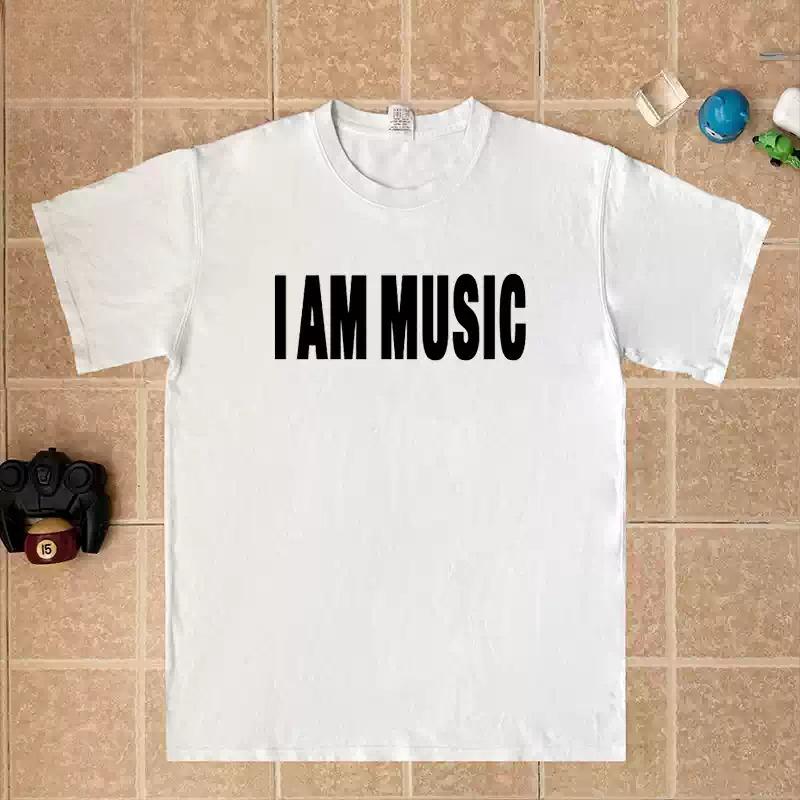 I AM MUSIC Playboi Cartis Identical Opium YVL Music Album Cotton Shortsleeved Tshirt for Men