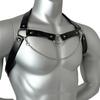 Fashion Sexy Harness Pu Leather Bondage Lingerie Adjustable Chest Belt Bdsm Gay Sex Exotic Accessories Fetish Clothing for Men