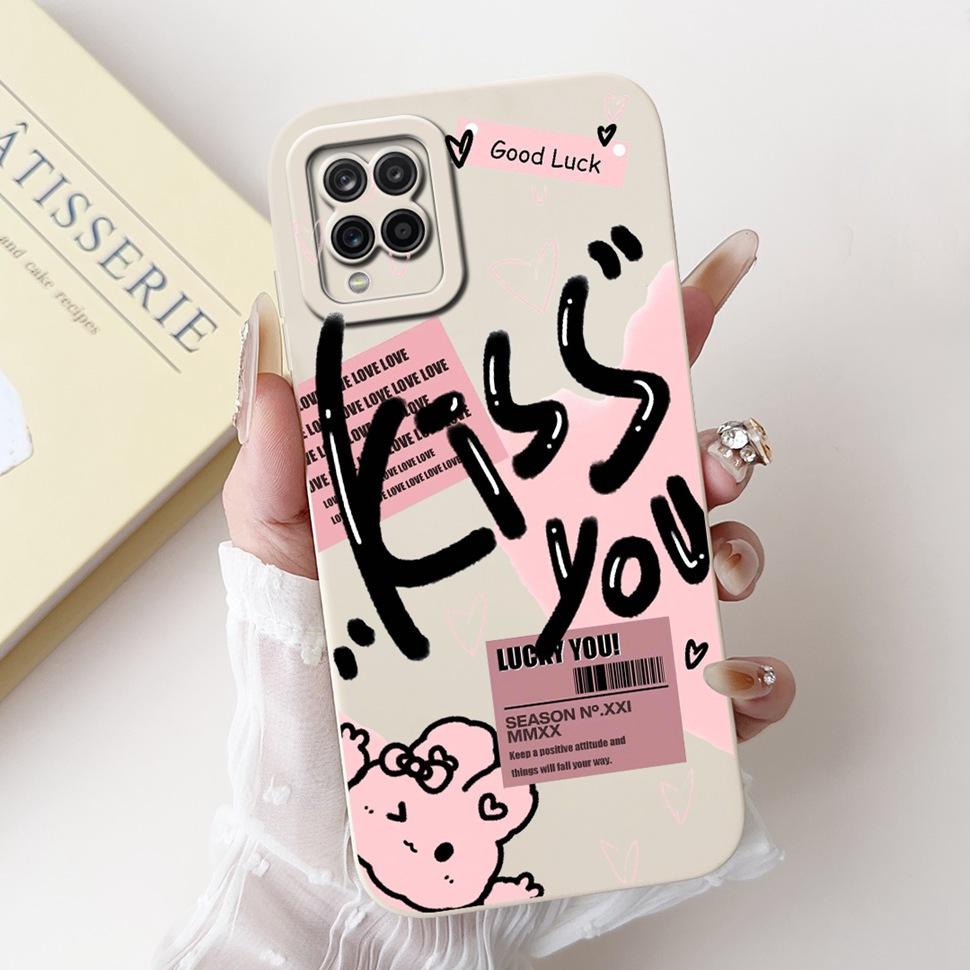 For Samsung Galaxy A12 Case Colorful Flower Panda Cartoon Cover Soft Slim Phone Cases For Samsung  A12 GalaxyA12 Back Cover