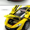 1/32 McLaren P1 GTR модель из сплава, литая под давлением гоночная модель автомобиля с откатом, игрушки для детей, подарки для мальчиков, Hot Wheel
