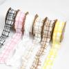 Crafting Elegant Bubble Lattice Ribbon Ruffles Crinkle Fabric Fishtail Yarn Curling Ribbon Flower Cake Decoration Hair Accessories Home Decoration