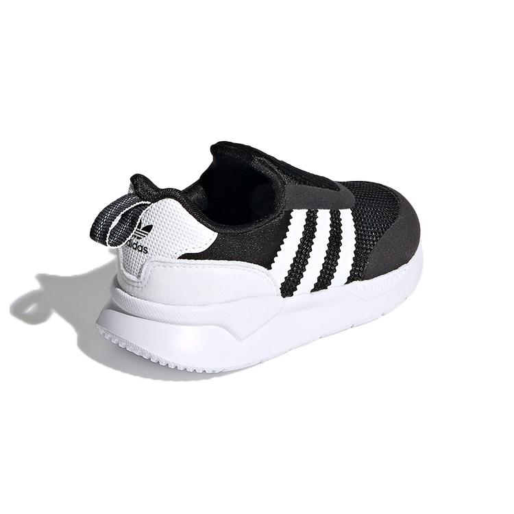 adidas Originals ZX 360 Амортизация Устойчивые к истиранию Дышащие Низкие Детские Кроссовки Черно-белые Для Младенцев и Малышей FX4941