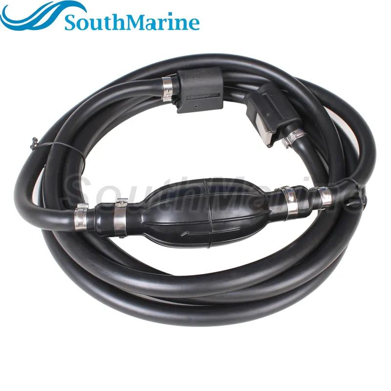 Outboard Motor 32-877680Q8 877680T8 8M0044836 8M0061895 Fuel Line with Primer Bulb & Connectors for Mercury Mariner 8HP -200HP