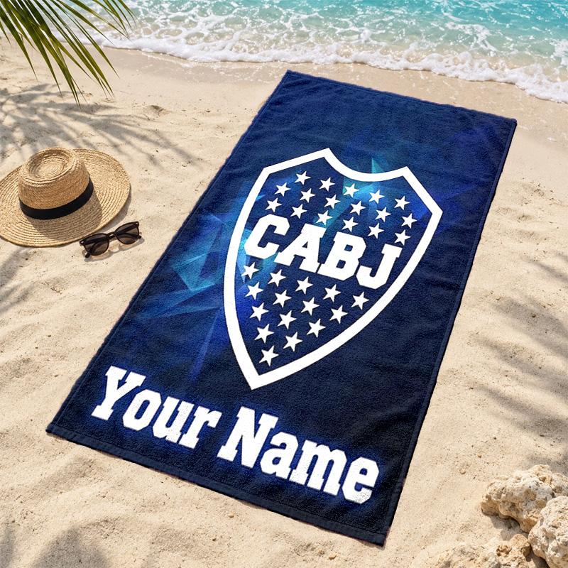 CABJ Custom Name Beach towels also serve as bath towels summer essential a musthave for the outdoors the beach and the pool