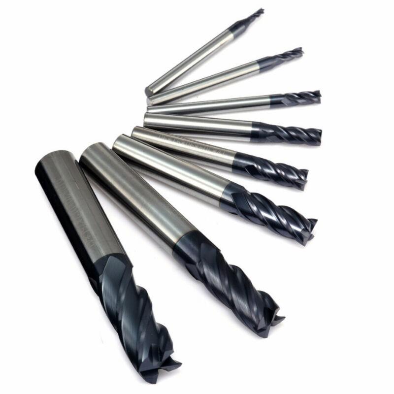 Accessories End Mill Tools Tungsten Steel 4 Flutes Cutter Metalworking CNC