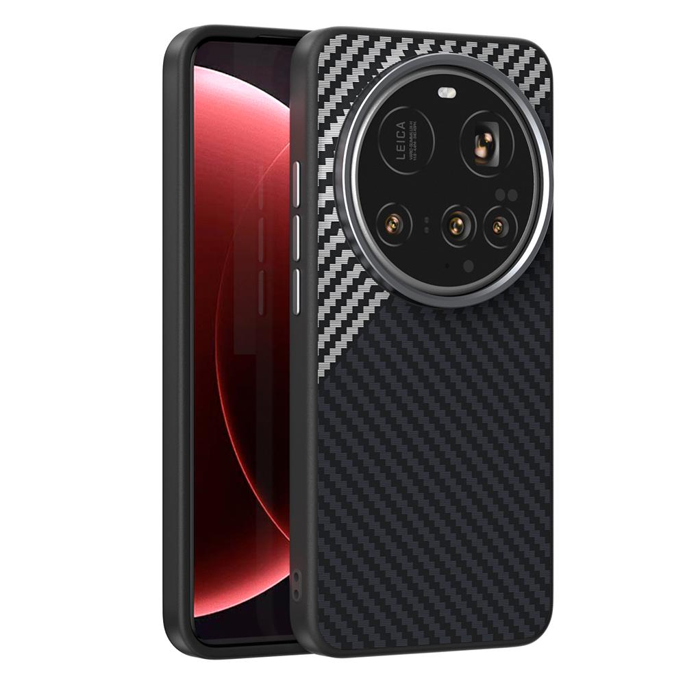 ABEEL For Xiaomi 15 Ultra Magnetic Case Carbon Fiber Texture Back Cover