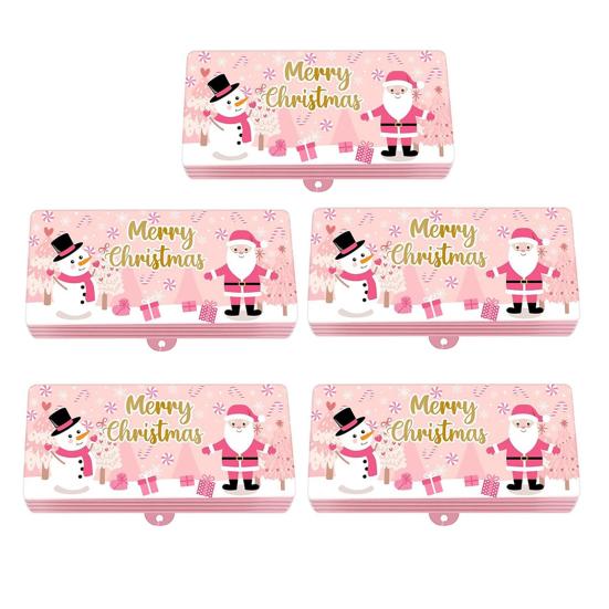 2026 Рождественский конверт для денежного подарка с 10 отделениями, держатель для сюрпризов, праздничная открытка, денежный кошелек, персонализированные подарки, нарядная красная кисточка для семьи, друзей