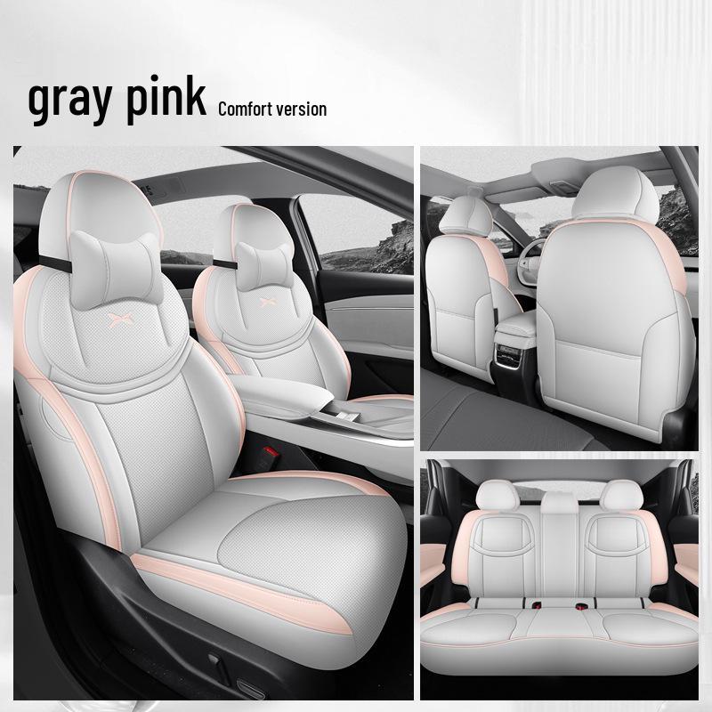 XPeng MONAM03 Leather Car Seat Cushion Set - Universal All-Season Full Coverage for Five Seats