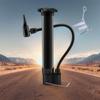 80PSI Напольный велосипедный насос Клапан Шредера Надуватель для шин с широким профилем Легкий мини-насос для шоссейных горных велосипедов Мячей