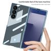 Чехол для мобильного телефона Samsung Z Fold7 Гальванизированный ПК Призрачный Большое отверстие Прозрачный Защитный чехол для складного экрана Fold7