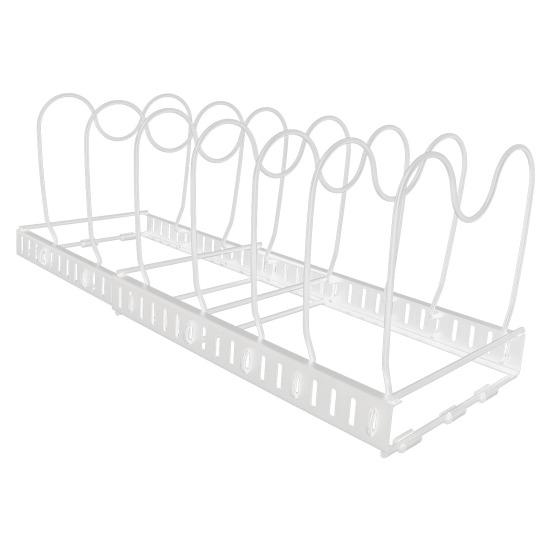 Кухонная полка для хранения, выдвижная противоскользящая пластина из нержавеющей стали, крышка кастрюли, миска для посуды, держатель для сушки, разделочная доска, дренажная подставка