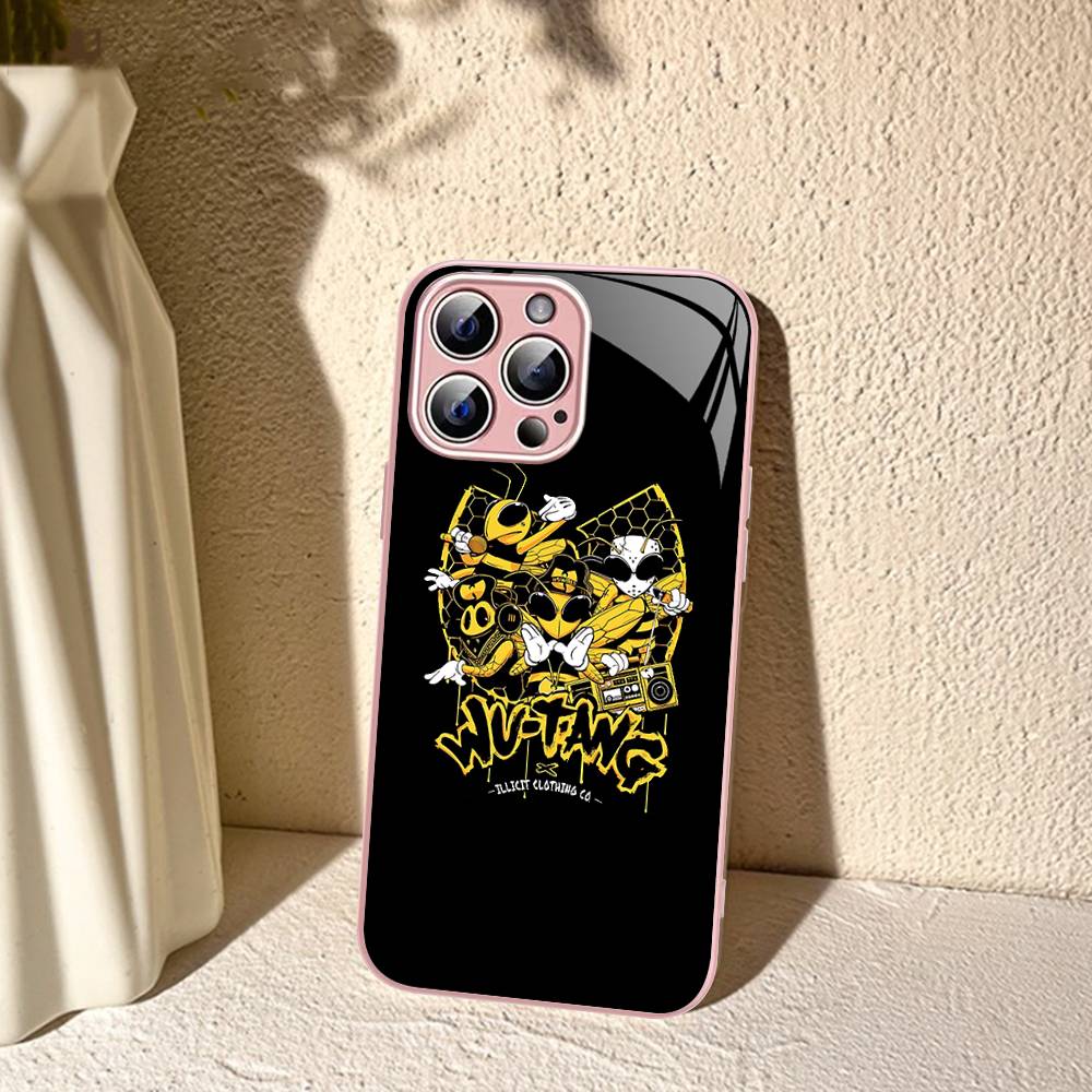 Модные Тренды WU-T-TANG CLANs Закаленное Стекло Для Iphone 14 13 12 11 Pro Mini XS MAX 14Plus X XS XR Чехлы