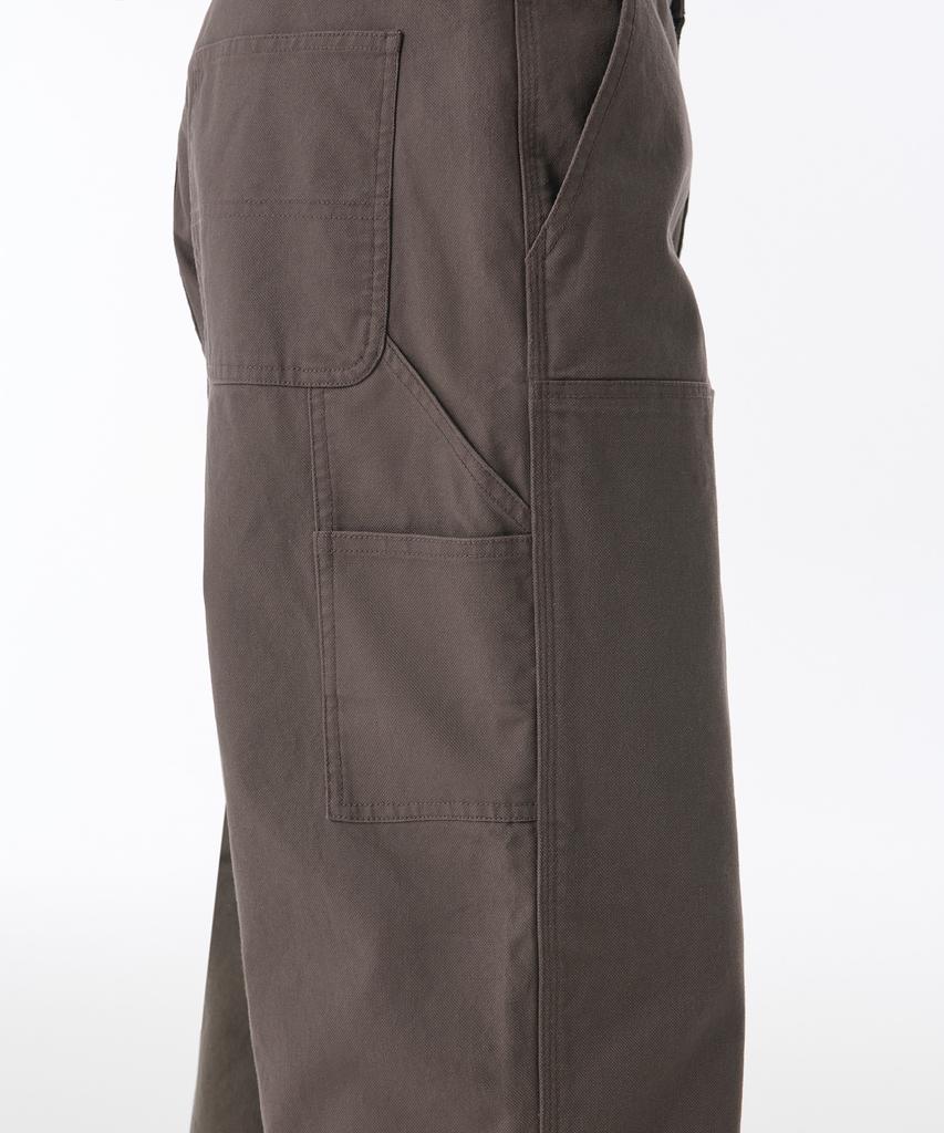 MUSINSA STANDARD Canvas Regular Fit Double Knee Carpenter Pants [Dusty Khaki]