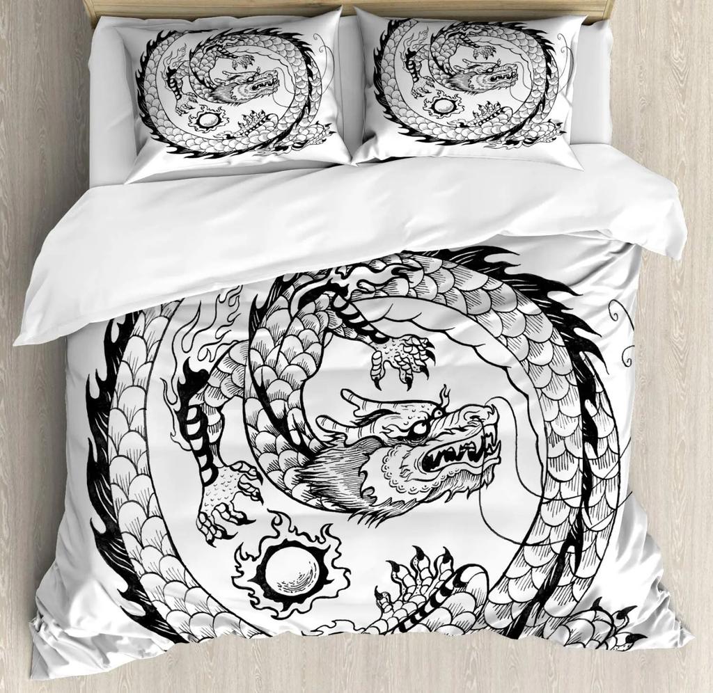 Sugar Skull Duvet Cover Set,Sugar Killer Calaveras Framework Day Of The Dead Vintage Gothic Design Print,Skull Bedding Set