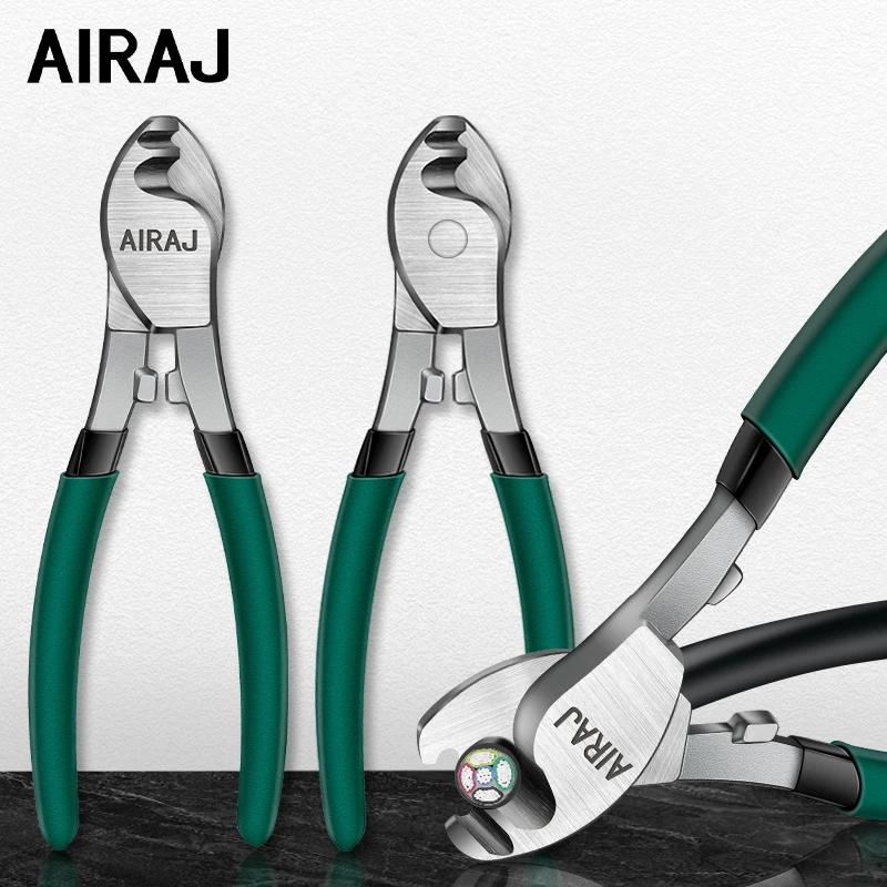 Многофункциональный инструмент для зачистки проводов AIRAJ, 6/10-дюймовый механический электротехнический промышленный резак для кабеля, противоскользящие прочные плоскогубцы, ручные инструменты для самостоятельной сборки