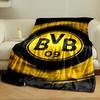 Borussia Dortmund Logo Blanket print blanket soft and cozy perfect for the living room bed sofa or a nap,gift