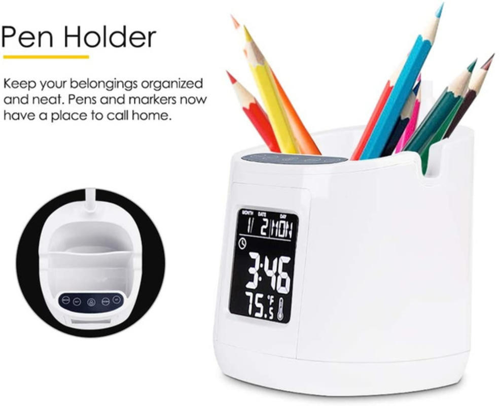 Dimmable LED Desk Lamp With Pen Display Function And LCD Screen