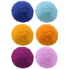 Помпоны - Основные цвета - 4 см - 6 шт.