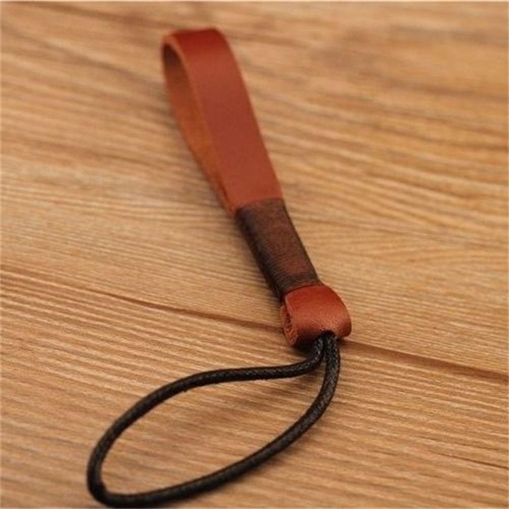 Keyring Cowhide Key Pendant Weave Car Key Holder Car Keychains Leather Keychains Lanyard Keyring