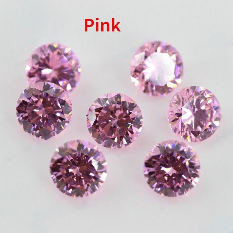 Round Brilliant Cut 5.0mm (0.5 Ct) To 8.0mm (2 Ct) D Color Moissanites Loose Stone Diamond Ring Jewelry Bracelet Material High Quality