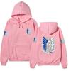 Attack On Titan Hoodie Anime Hoodies Plus Size Sweatshirts Cosplay Pullovers Loose Streetwear Winter Warm Mens Clothes Womens