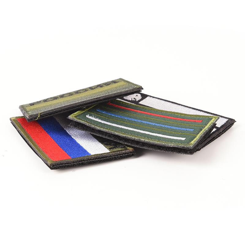 Вышитая нашивка с флагом России, военные тактические нашивки для рюкзака, нарукавная повязка для пришивания