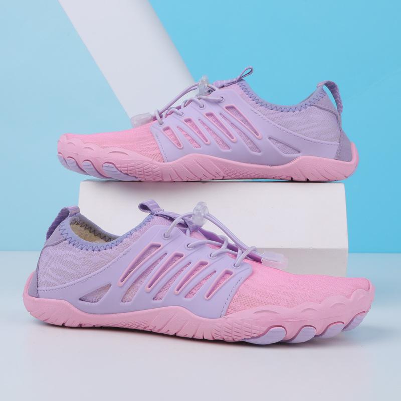 Shoes New couple outdoor creek walking shoes beach swimming wading hiking five-finger fitness shoes