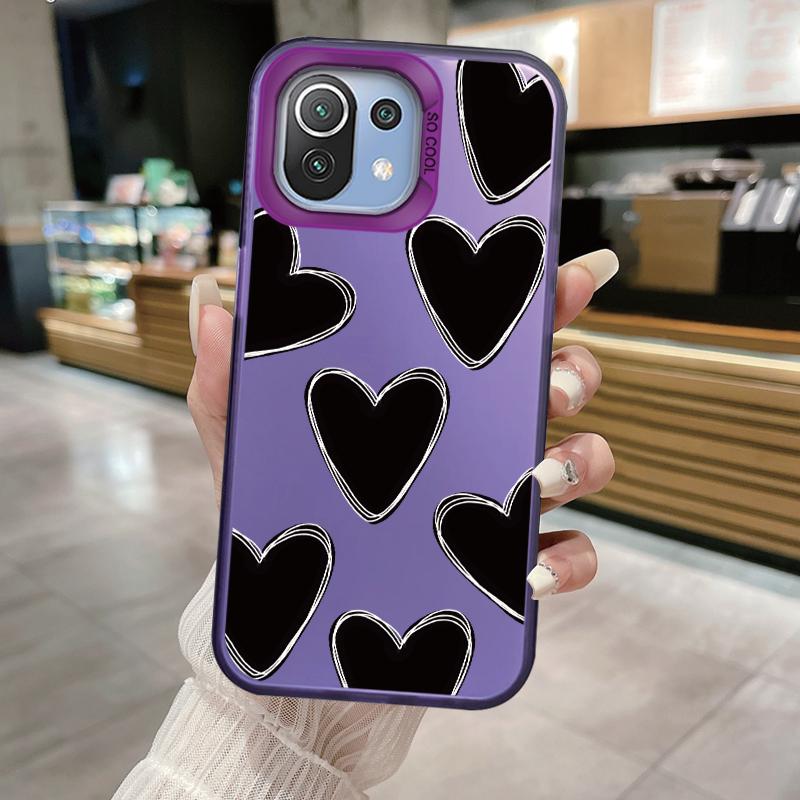 For Xiaomi Mi 11 Lite 5G NE 13T Pro 14T Phone Case Soft Bumper Hard Back Cover for Travel-Inspired Airplane Route Design Fundas