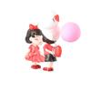 Girls Gifts Balloon Ornament Dashboard Figurine Cartoon Couples Model Car Ornament Car Decoration