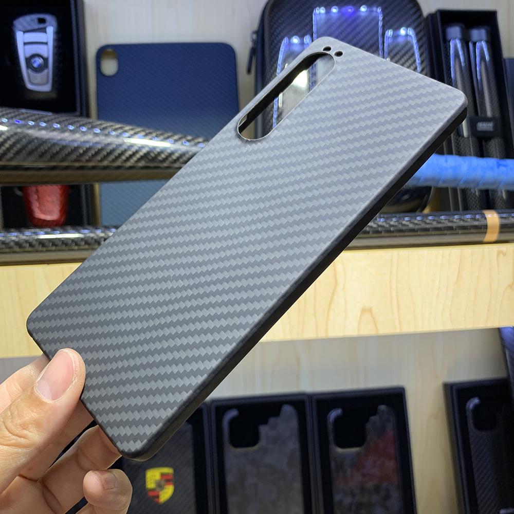 Чехол YTF-carbon из настоящей углеродной фибры Для Sony Xperia 1 IV чехол Ультратонкий ударопрочный Арамидное волокно для Xperia 1 IV обложка