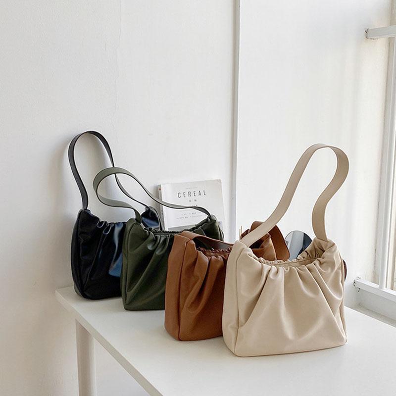 IELGY Сумка подмышки с магнитной пряжкой, простая сумка для прогулок, корейская версия, модная сумка на плечо, женская сумка из искусственной кожи