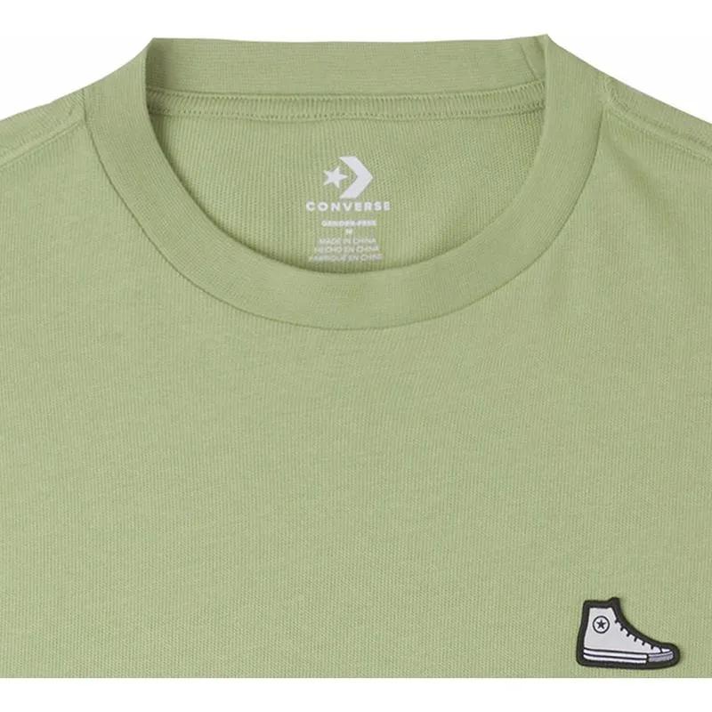 Converse T Shirt Men's Yellow Green (Unisex) T-Shirts 10025397 A11