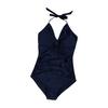 V-neck Maternity Swimwear Padded Breathable Slim Fit Pregnancy Swimsuit for Water