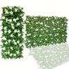 1pc Expandable Fence Privacy Screen For Balcony Patio Outdoor, Artificial Privacy Screen Decor, Faux Ivy Fencing Panel For Outdoor Wall