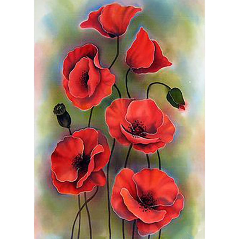 DIY Flower 5D Diamond Painting Full Round Drill Cross Stitch Kit Diamond Embroidery Mosaic Rose Resin Wall Art Gift Home Decor