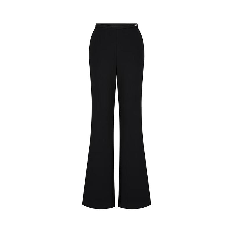 JIUZI ANNACO Women's Slim Fit Brushed Flared Trousers