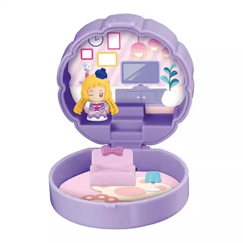 Оригинальные игрушки-гашапоны Pretty Cure Precure Шкатулка для макияжа Дом Фигурка из аниме Модель Украшения Игрушки