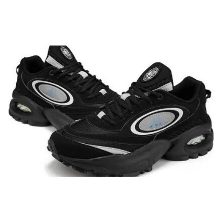 Kappa Fabric Cushioning Slip Resistant Cushioning Slip Resistant Low top Casual Shoes Unisex Black (Unisex) Casual Shoes K0AW5MM31 990