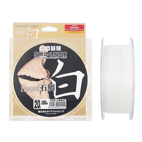 Леска для рыбалки из нейлона Diamond Fishing Nylon Froston Stone Sea Bream 300 м 20 Miracle White No.