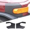 DIYUCAR Комплект боковых накладок на передние противотуманные фары, накладка для защиты передней кромки капота и угловые накладки для защиты кузова для Toyota FJ Cruiser 2 шт., панели, накладки, 2007-2021