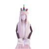 Autumn and winter children's hats European and American new unicorn wool scarf integrated hooded cape shawl tassel