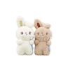 Plush Pendant Rabbit Cartoon Flower Rabbit Bag Hanging Decoration Keychain