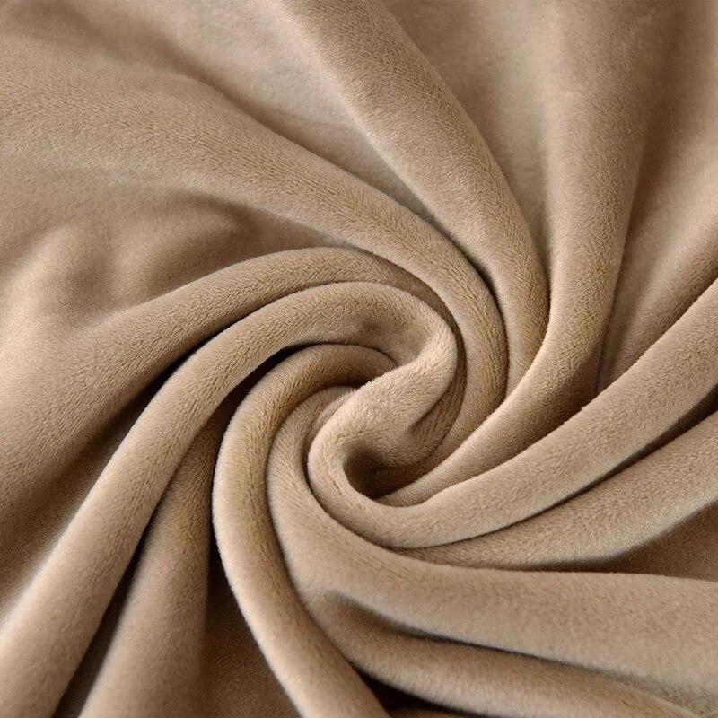 Stretch Velvet Recliner Sofa Cover Living Room Elastic Warm Soft Home Decor Single Sofa Covers with Pocket Furniture Protectors