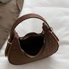 New Fashion Women Bag Retro Felt Impressed Crocodile Underarm Bag Women Shoulder Bag