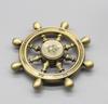 Fingertip Gyro Metal Toy Rotating Rudder Shape Colorful Gyro Pirate Ship Fingertip Gyro